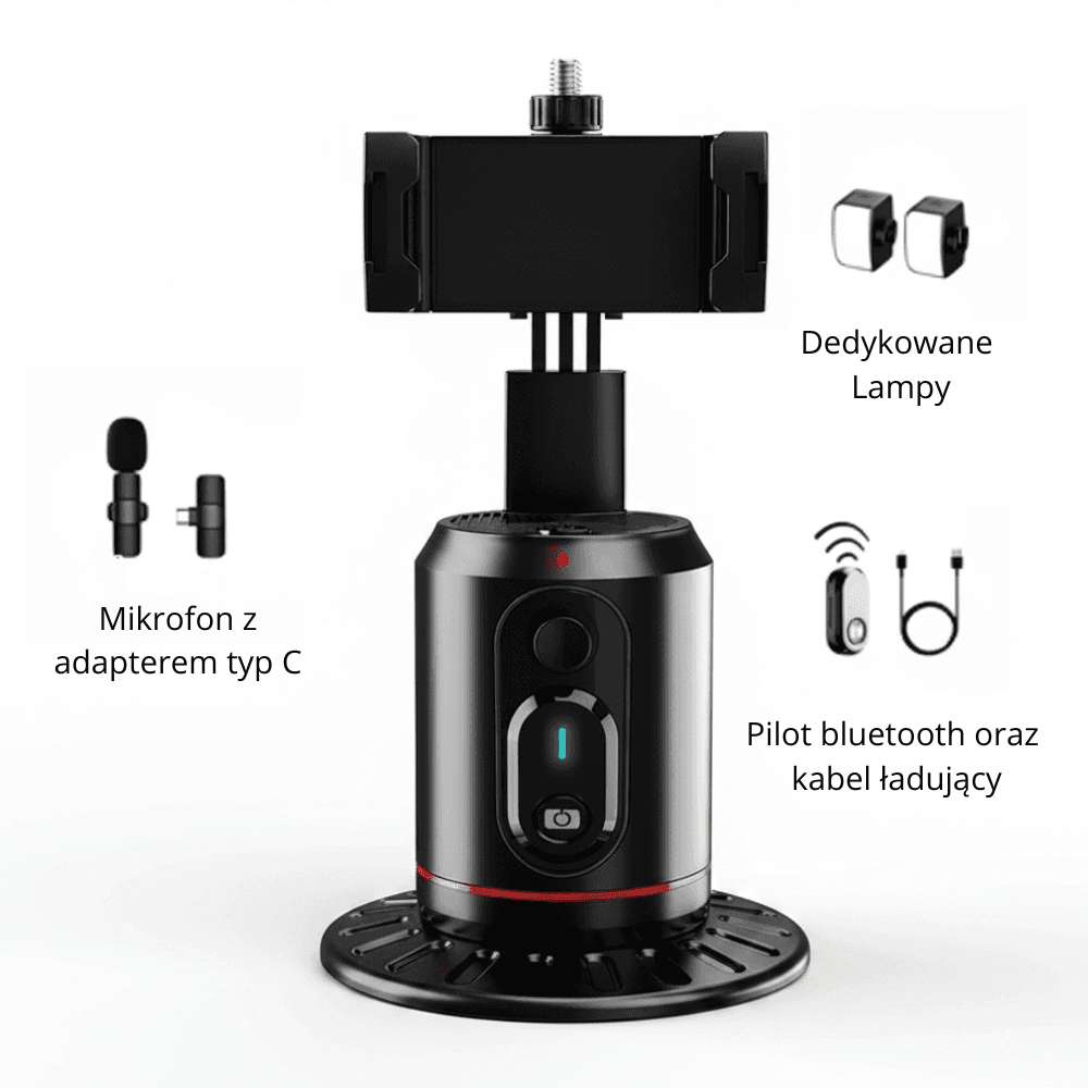 SMART TRACK 360 + Dedykowane Oświetlenie + Mikrofon z adapterem typu C